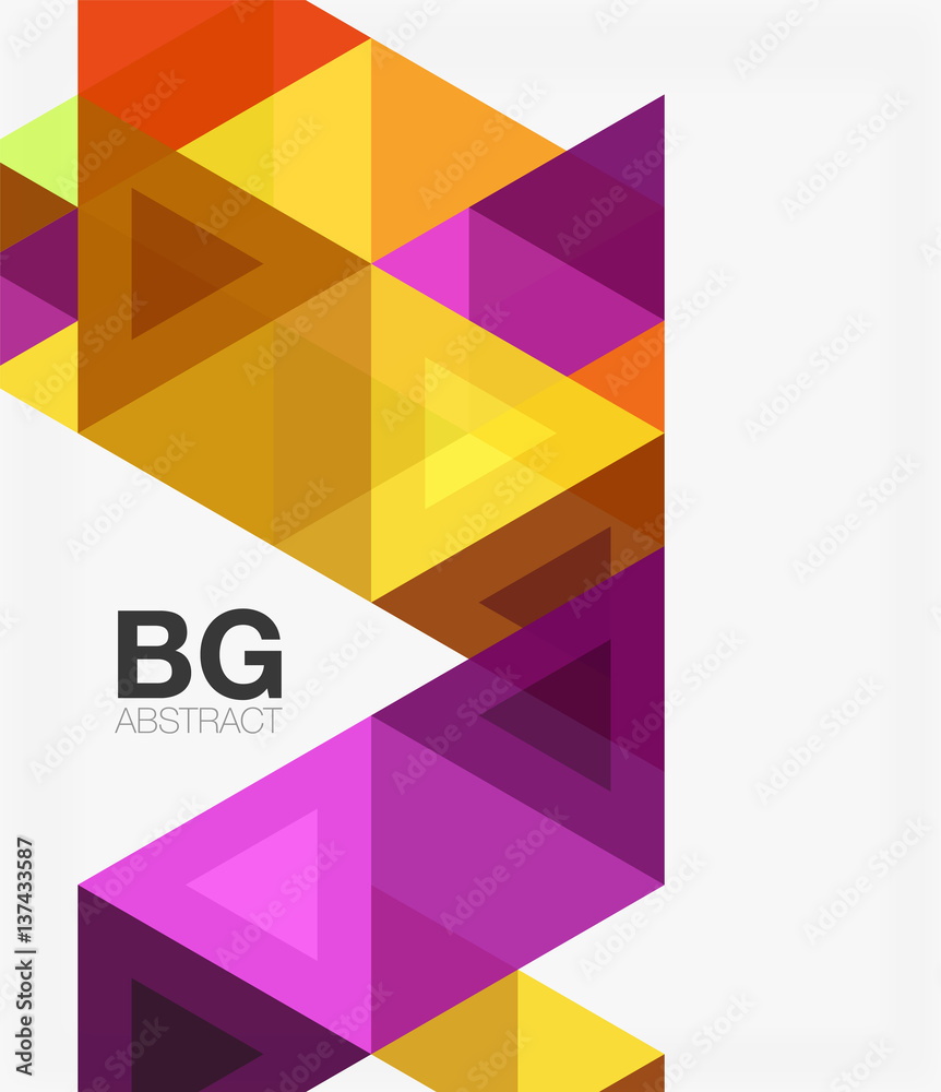 Triangles abstract background Triangles abstract background