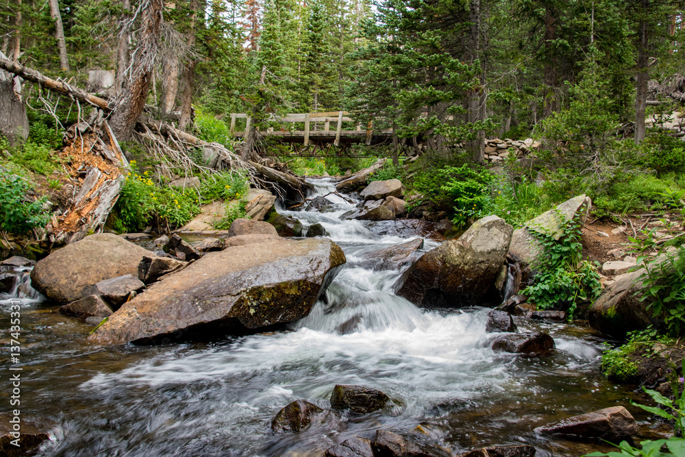 Rippling Stream at Rocky Mountain National Park Rippling Stream at Rocky Mountain National Park
