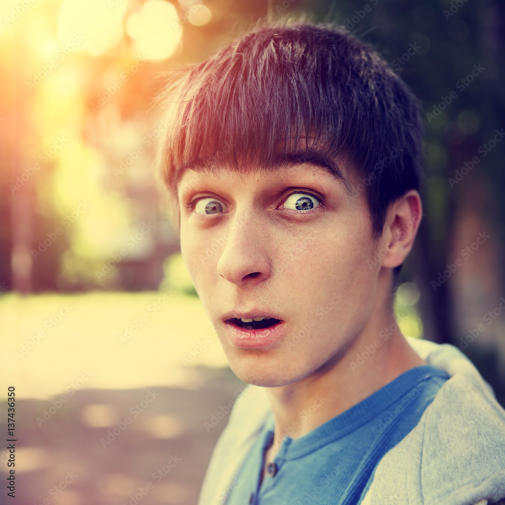 Surprised Teenager outdoor Surprised Teenager outdoor