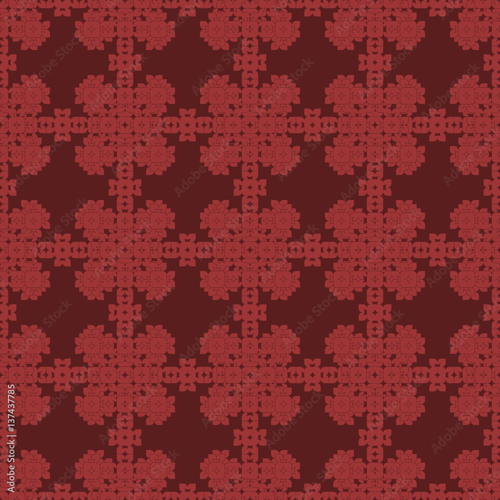 Vector seamless pattern. Modern stylish texture. Repeating geometric tracery. Contemporary graphic design. Pink color Background. Vector seamless pattern. Modern stylish texture. Repeating geometric tracery. Contemporary graphic design. Pink color Background.