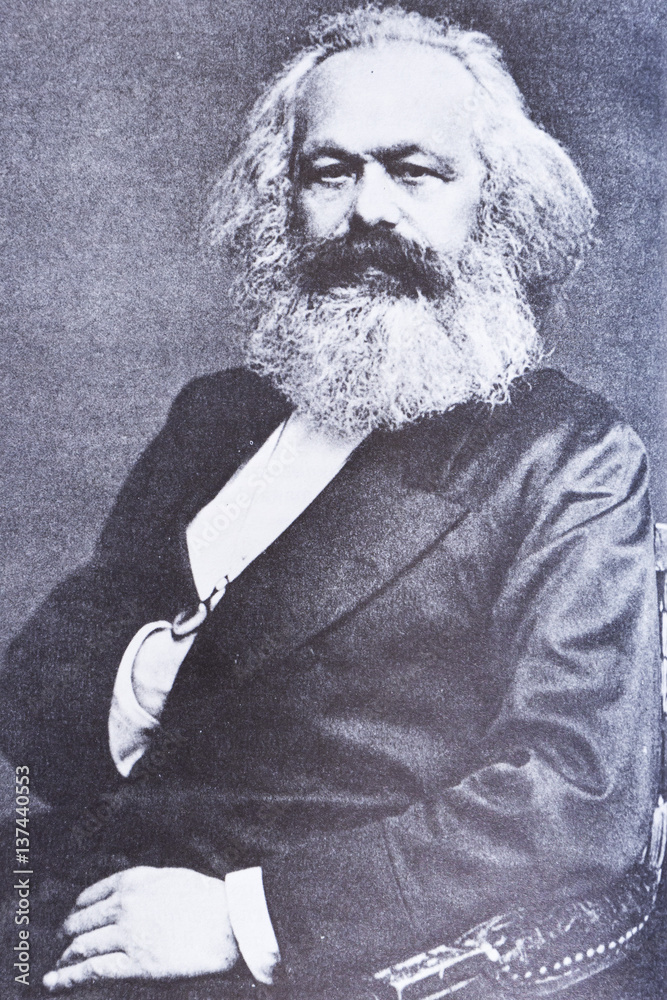 Portrait of the philosopher Karl Marx Fotografie, Tablou | Europosters.ro