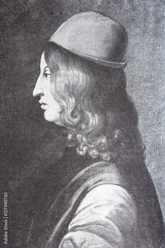 Portrait of the philosopher Pico della Mirandola