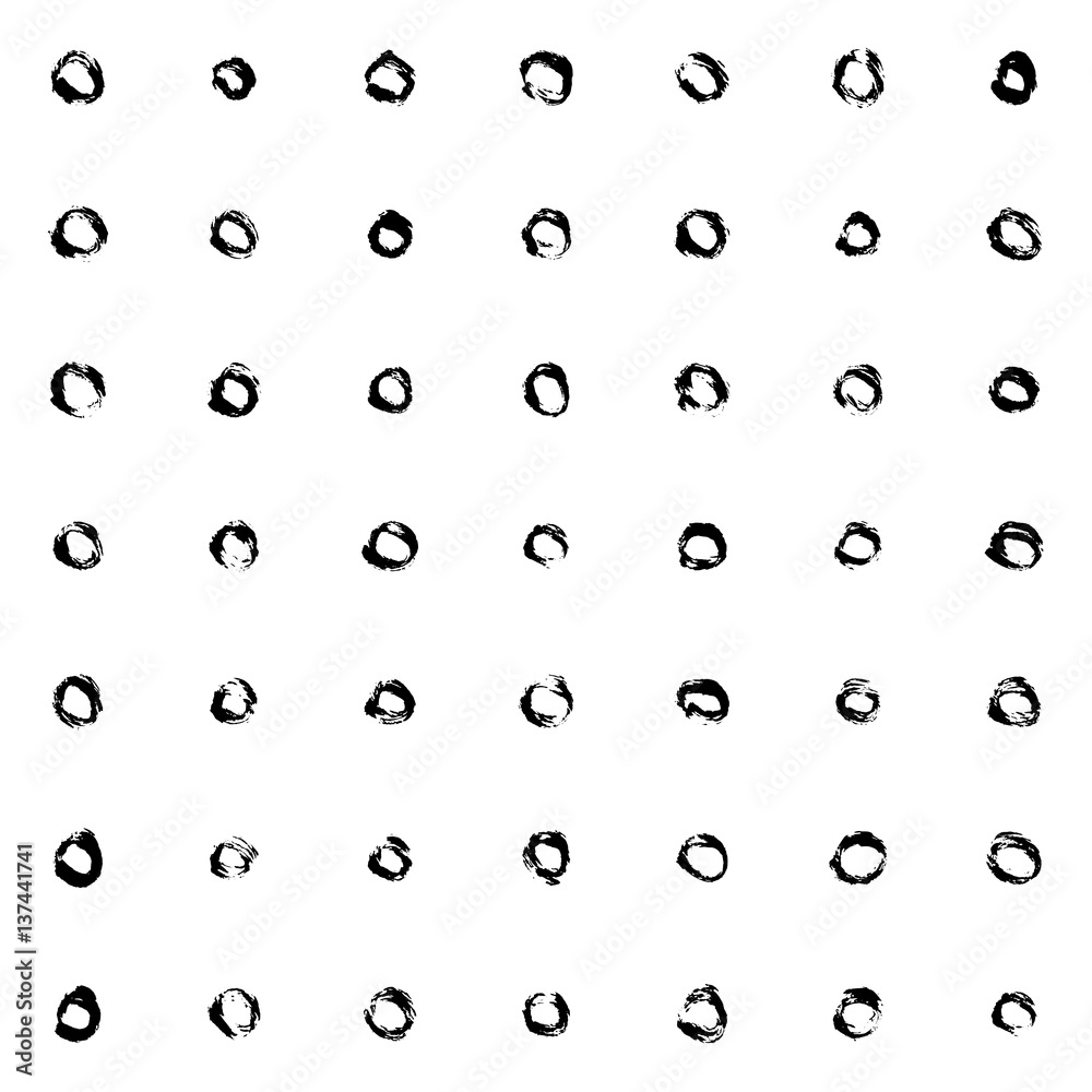 Hand-drawn grunge pattern with a dry brush using black ink. Seamless pattern made of geometric shapes, strokes and spots. Vector background can be used in printing, fabric, packaging, fashion, wraping Hand-drawn grunge pattern with a dry brush using black ink. Seamless pattern made of geometric shapes, strokes and spots. Vector background can be used in printing, fabric, packaging, fashion, wraping