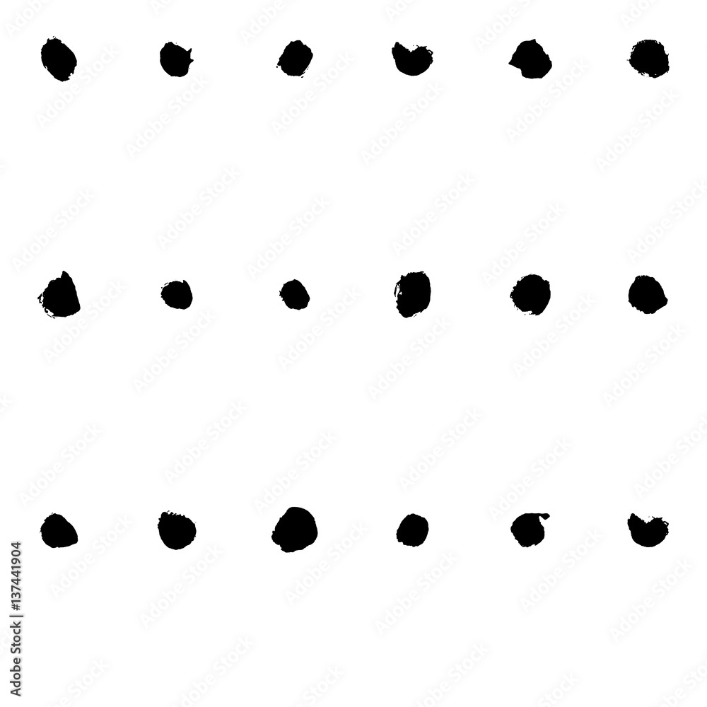 Hand-drawn grunge pattern with a dry brush using black ink. Seamless pattern made of geometric shapes, strokes and spots. Vector background can be used in printing, fabric, packaging, fashion, wraping Hand-drawn grunge pattern with a dry brush using black ink. Seamless pattern made of geometric shapes, strokes and spots. Vector background can be used in printing, fabric, packaging, fashion, wraping