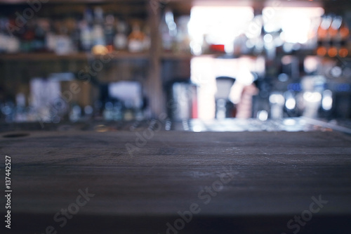 Pub blurred background bokeh bar restaurant © kichigin19
