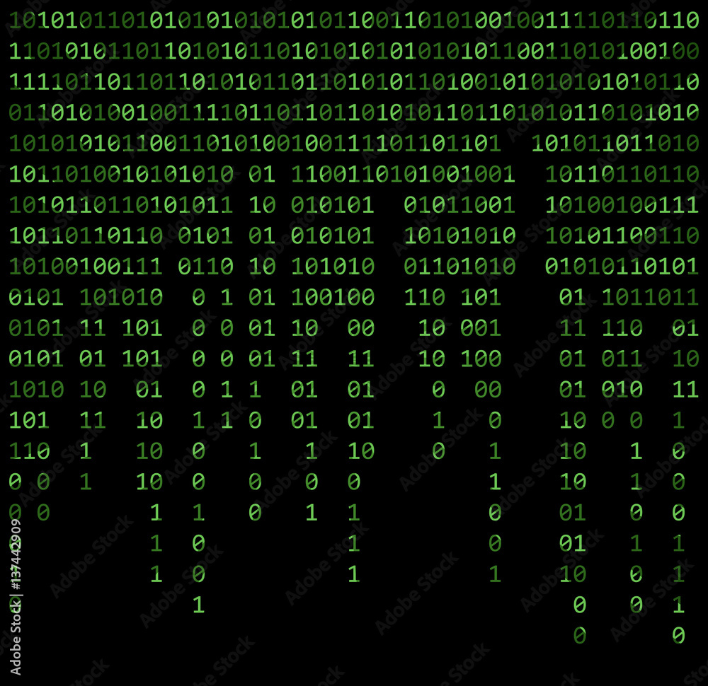 Binary Code Matrix Wallpaper