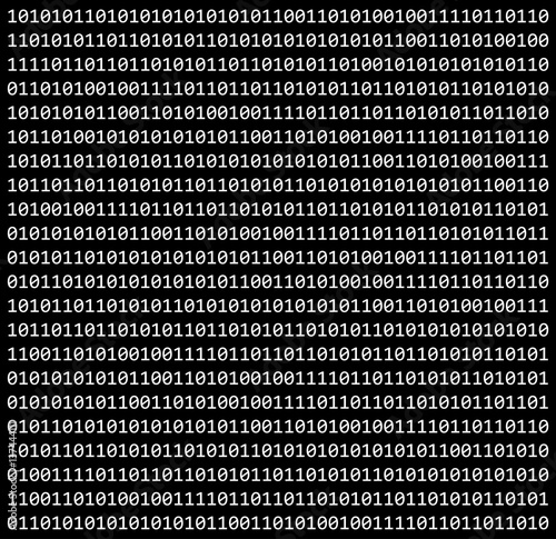 binary code zero one matrix black background beautiful banner wallpaper