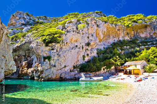 Amazing Stinva beach of Vis island photo