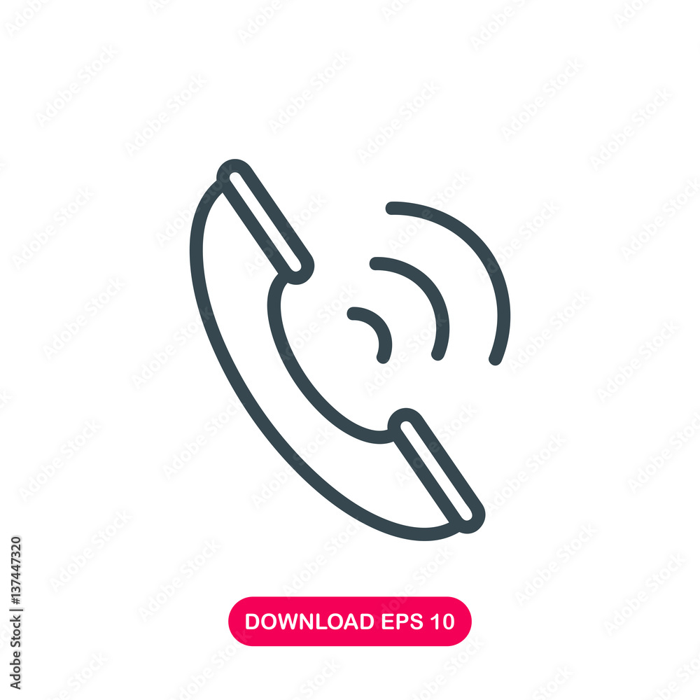 Phone icon vector Phone icon vector
