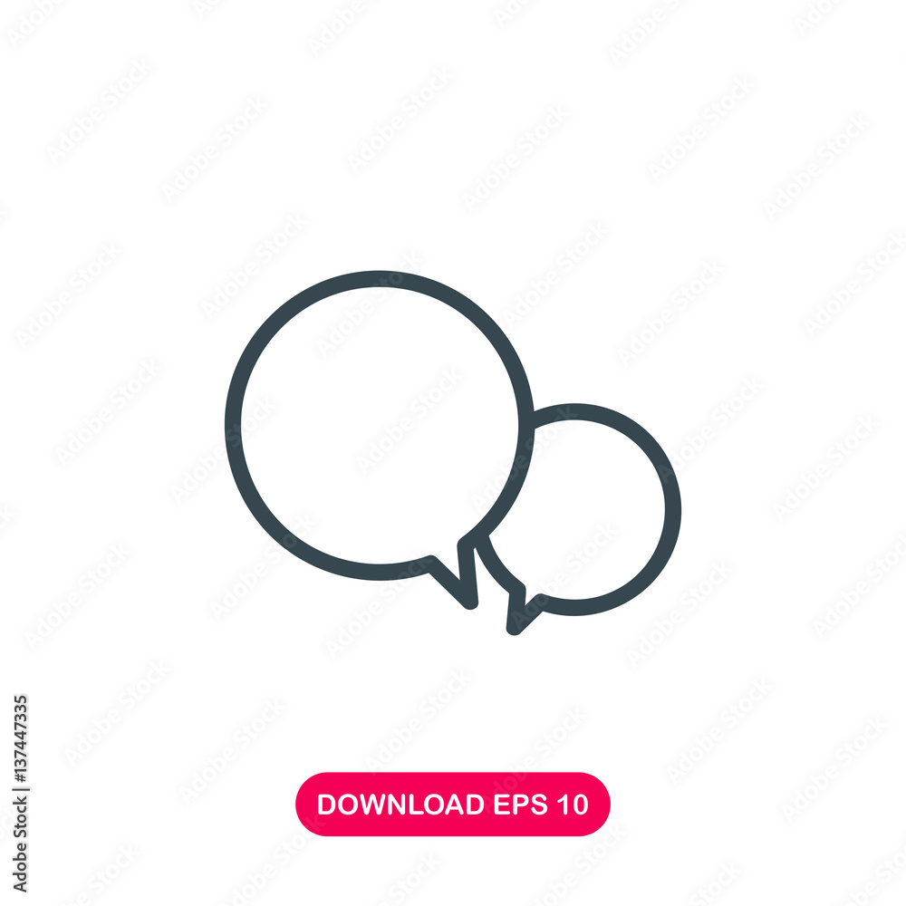 Chat icon vector Chat icon vector