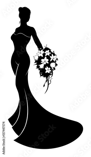 Wedding Bride Silhouette