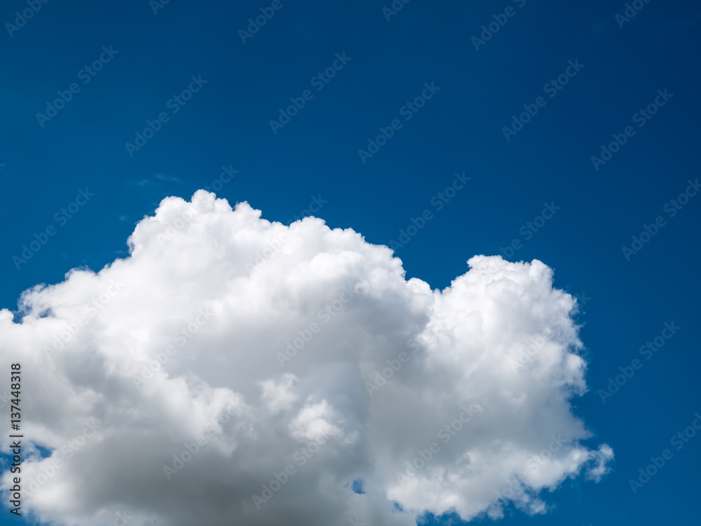 Obraz premium Sky and White cloud