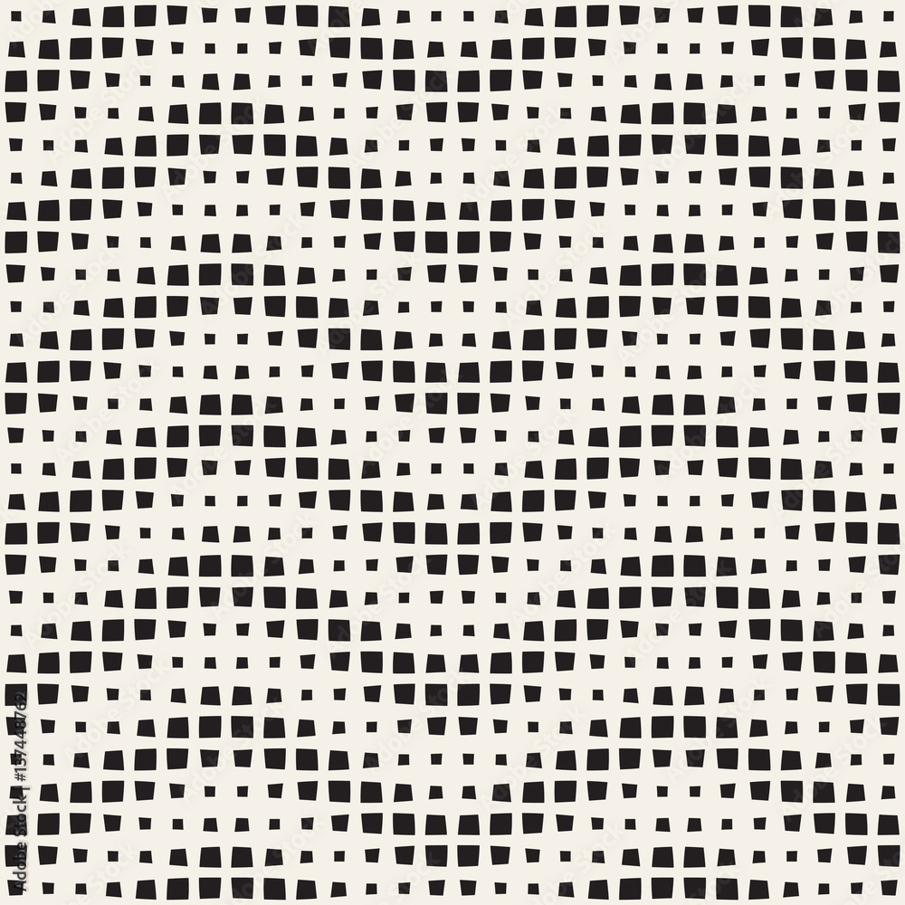 Stylish Minimalistic Halftone Grid. . Vector Seamless Black and White Pattern Stylish Minimalistic Halftone Grid. . Vector Seamless Black and White Pattern