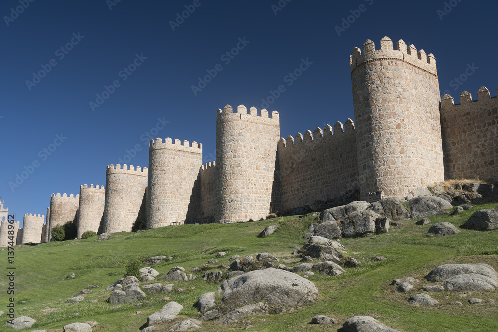 Avila (Castilla y Leon, Spain): walls