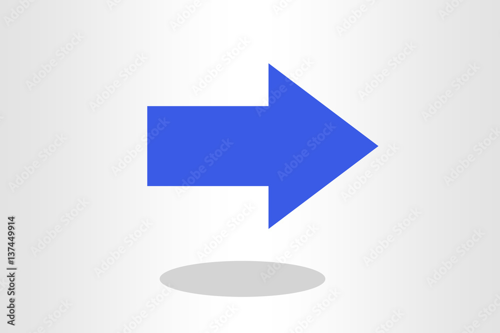 Illustration of straight arrow against plain background Illustration of straight arrow against plain background
