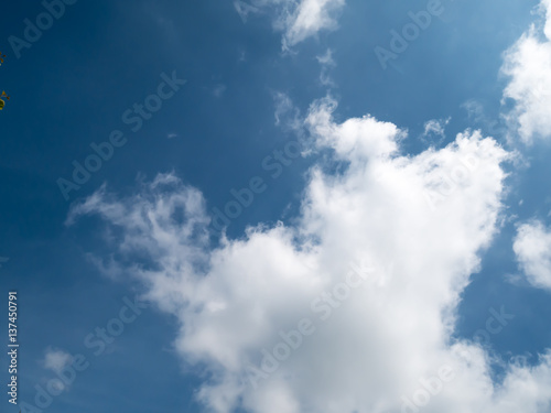 Sky and White cloud