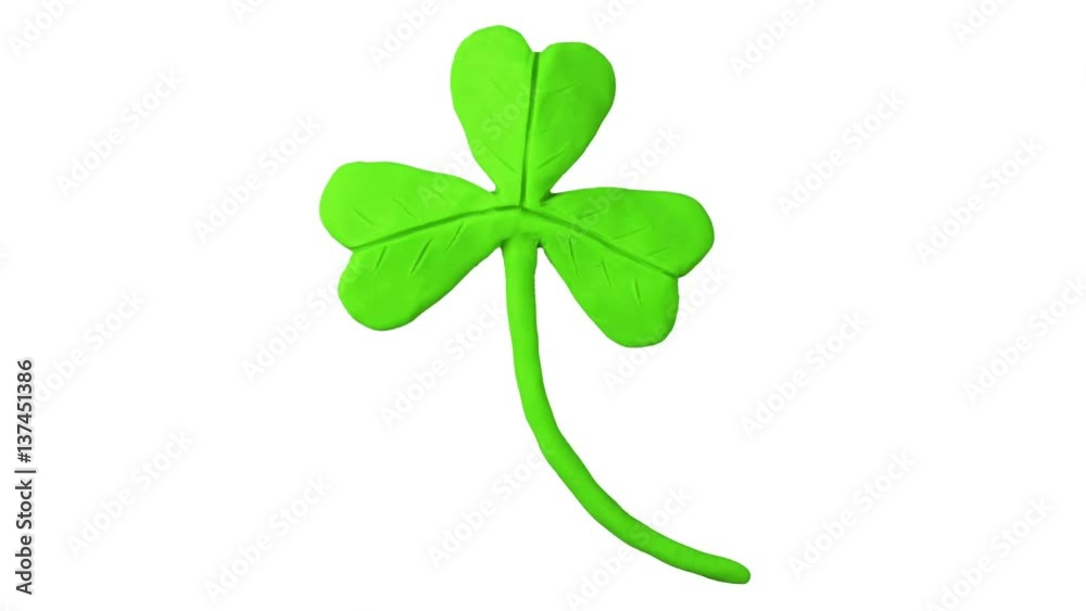 Clover. St. Patrick's day. Alpha matte Clover. St. Patrick's day. Alpha matte