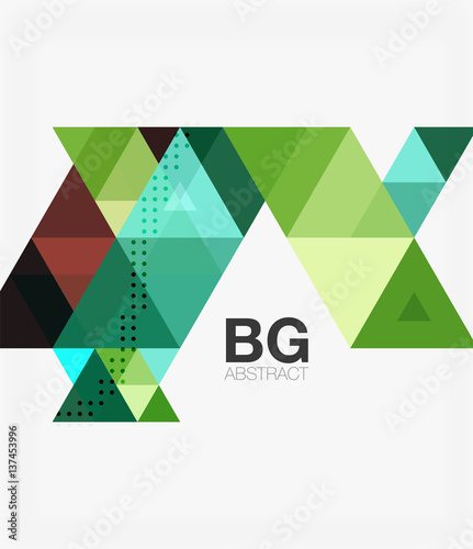 Modern geometry background