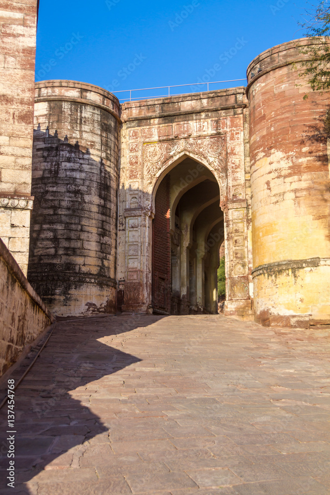 Entrance at Mehrangarh Fort