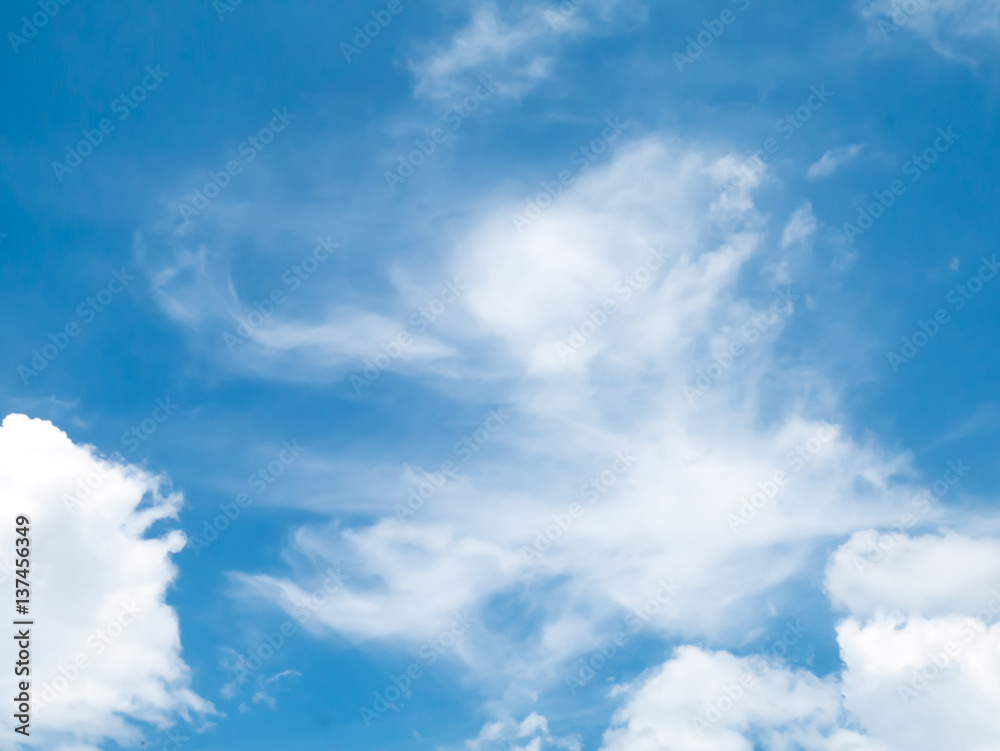 Sky and White cloud Sky and White cloud