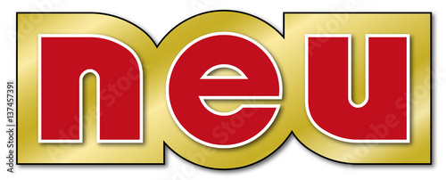 neu ultra fett red on gold