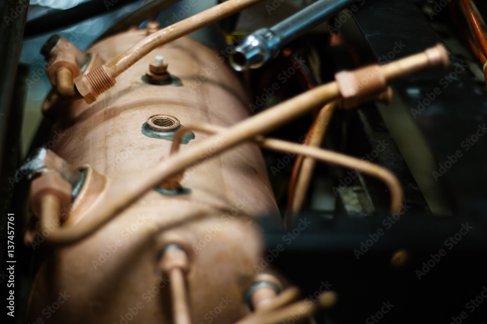 Obraz premium the coffee machine repair