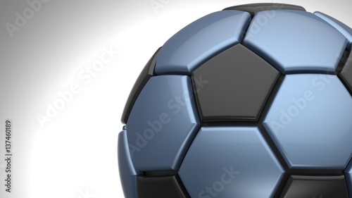 Soccer ball. 3D illustration. 3D CG. High resolution.