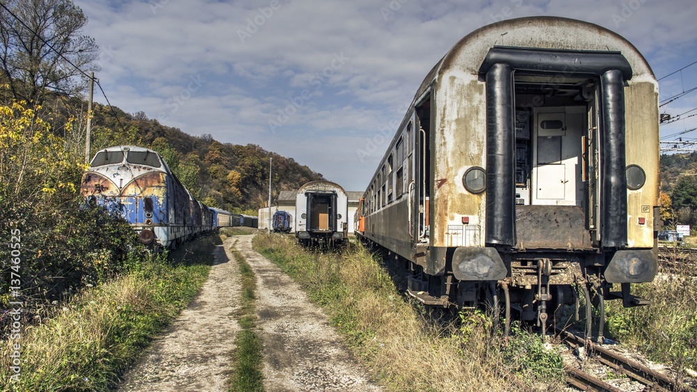 Abandoned trains Abandoned trains