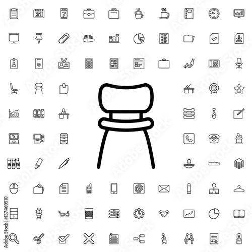 chair icon illustration