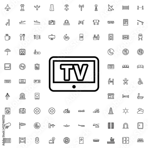 TV icon illustration