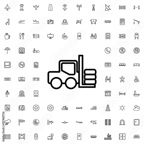 forklift icon illustration
