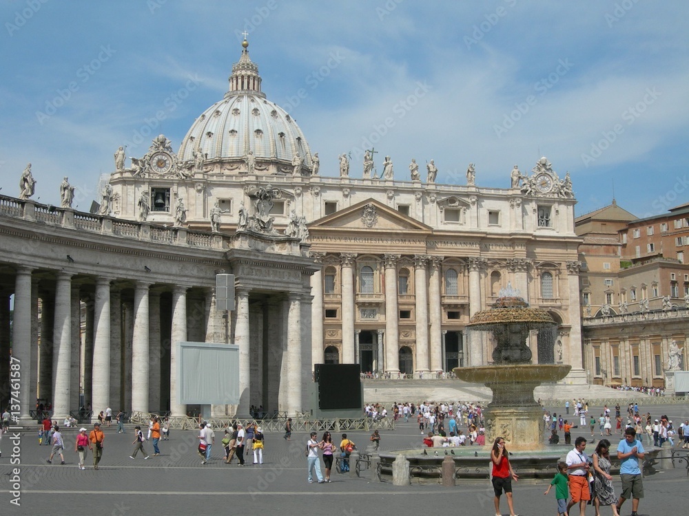 Naklejka premium Roma - Basilica di San Pietro