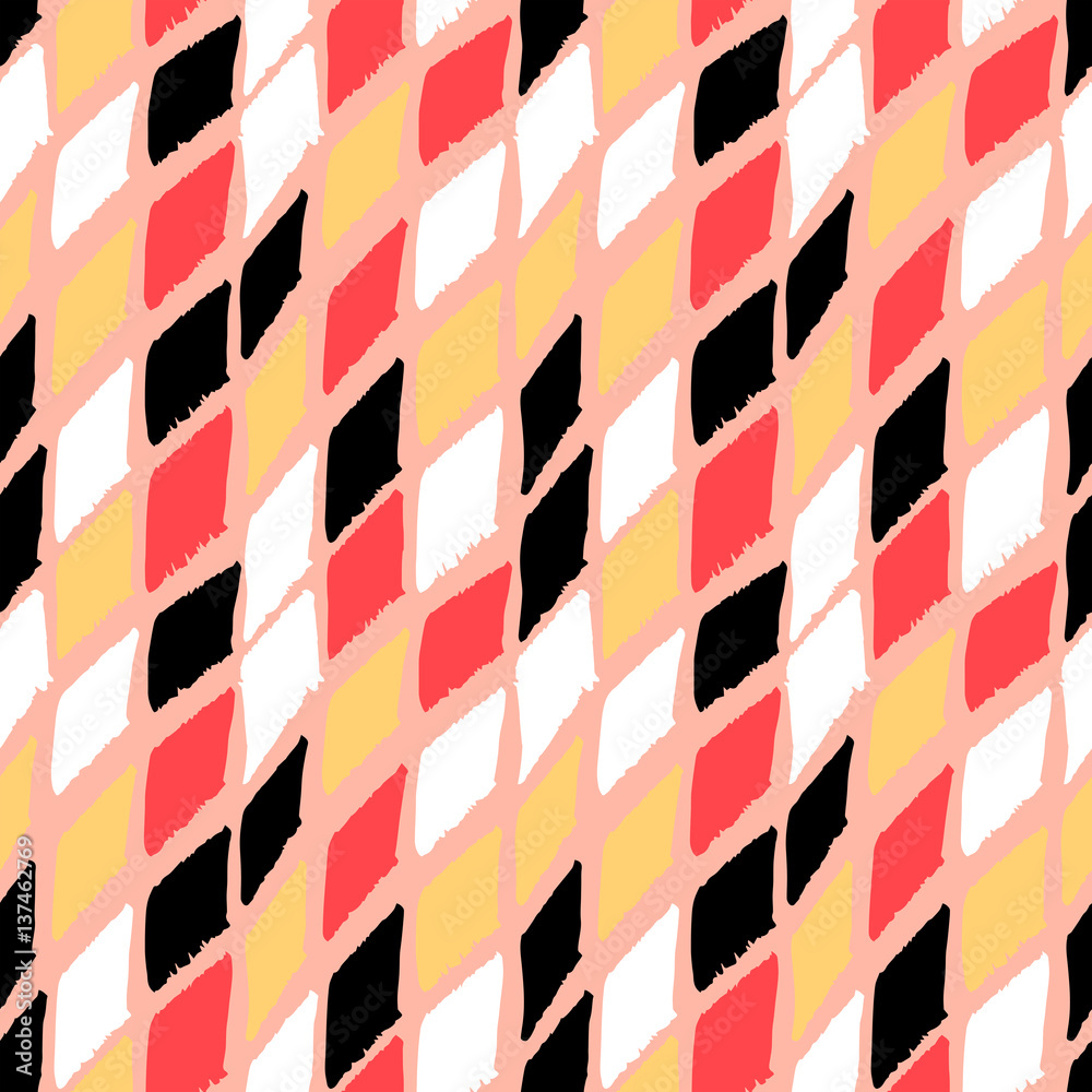 Vector seamless bold harlequin pattern Vector seamless bold harlequin pattern