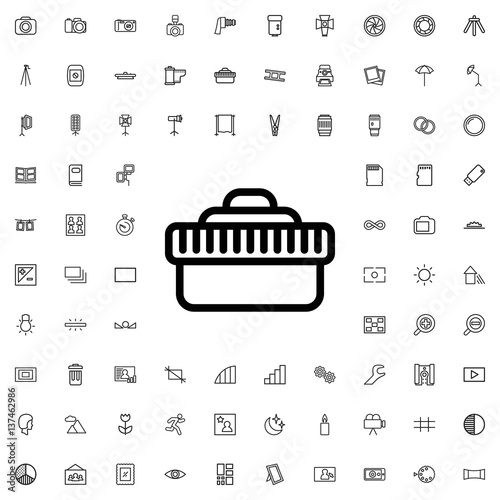 camera lense icon illustration