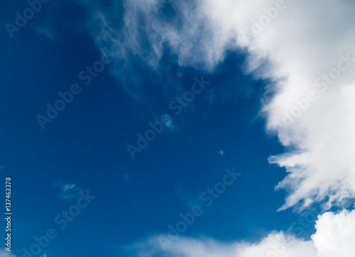 Sky and White cloud