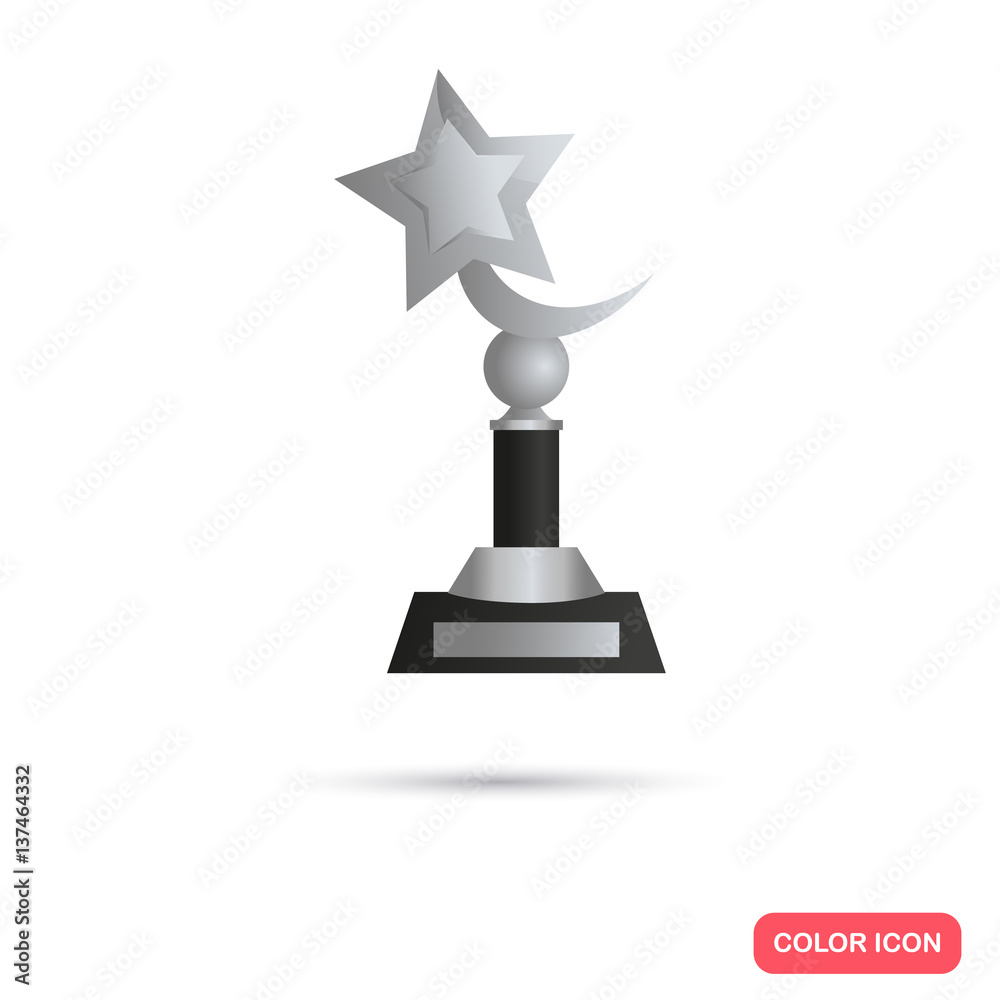 Silver trophy cup icon for web and mobile design Silver trophy cup icon for web and mobile design