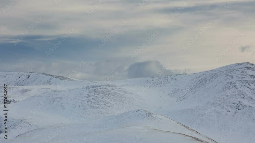 Russia, timelapse. The formation and movement of clouds above the volcano Elbrus in the Caucasus Mountains in winter. Russia, timelapse. The formation and movement of clouds above the volcano Elbrus in the Caucasus Mountains in winter.
