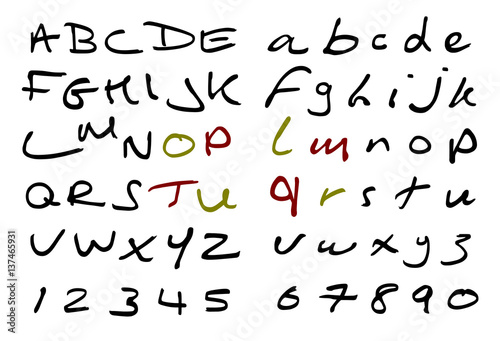 PoetryC, a cursive vector decorative font, both for print and web