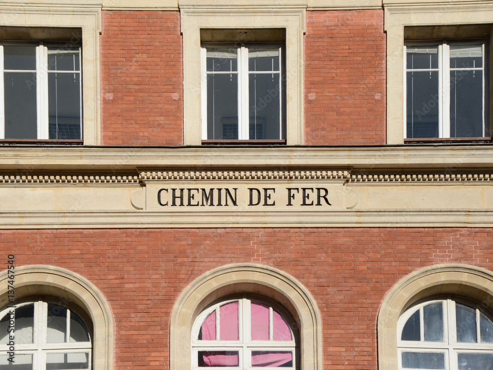Obraz premium Sigle chemin de fer