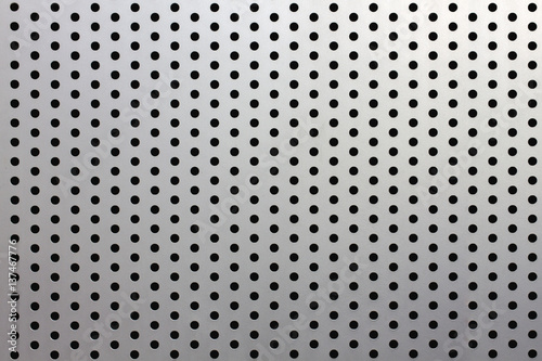 Perforated metal surface