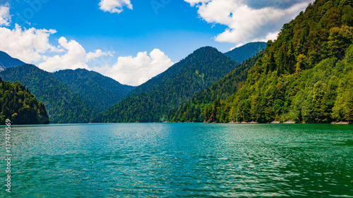 Ritsa lake, Abkhazia. beautiful landscape © EwaStudio