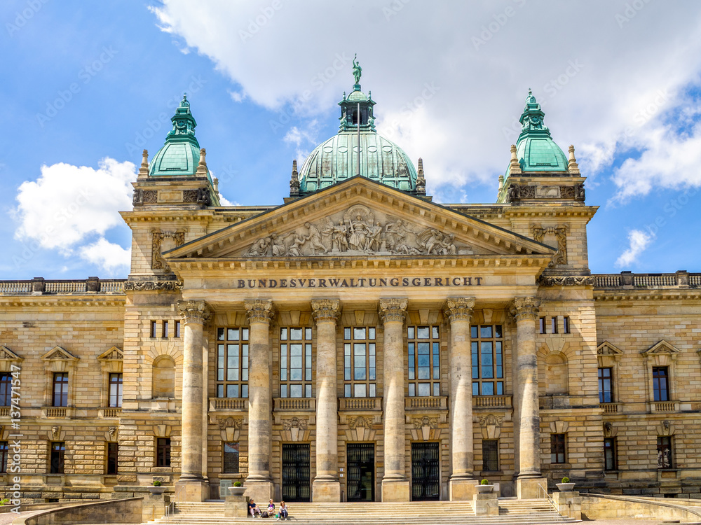 Fototapeta premium Leipzig, Bundesverwaltungsgericht, 