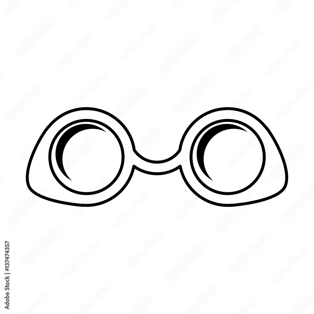 glasses hipster style icon vector illustration design glasses hipster style icon vector illustration design