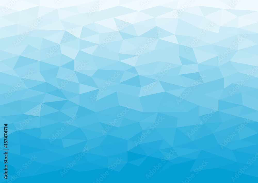 Fototapeta premium Ice Polygonal Mosaic Background