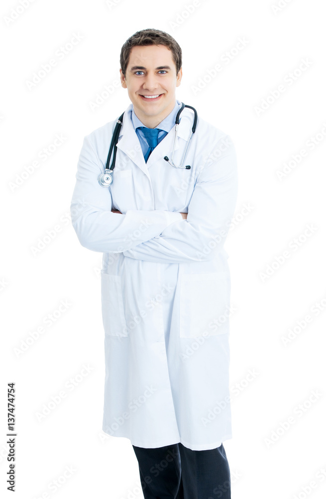 portrait of happy smiling doctor portrait of happy smiling doctor