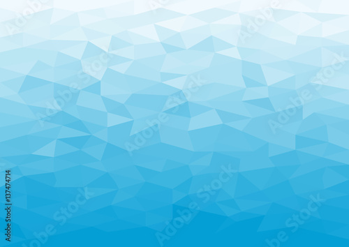 Fototapeta Naklejka Na Ścianę i Meble -  Ice Polygonal Mosaic Background