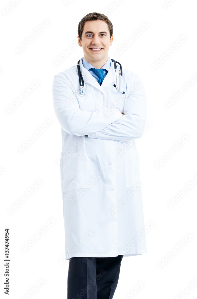 portrait of happy smiling doctor portrait of happy smiling doctor
