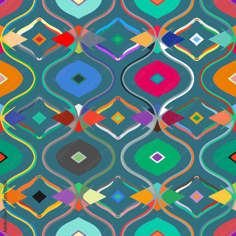 Vector seamless ethnic pattern Vector seamless ethnic pattern