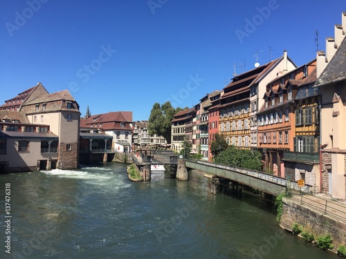 Canale di Strasburgo, Alsazia, Francia photo