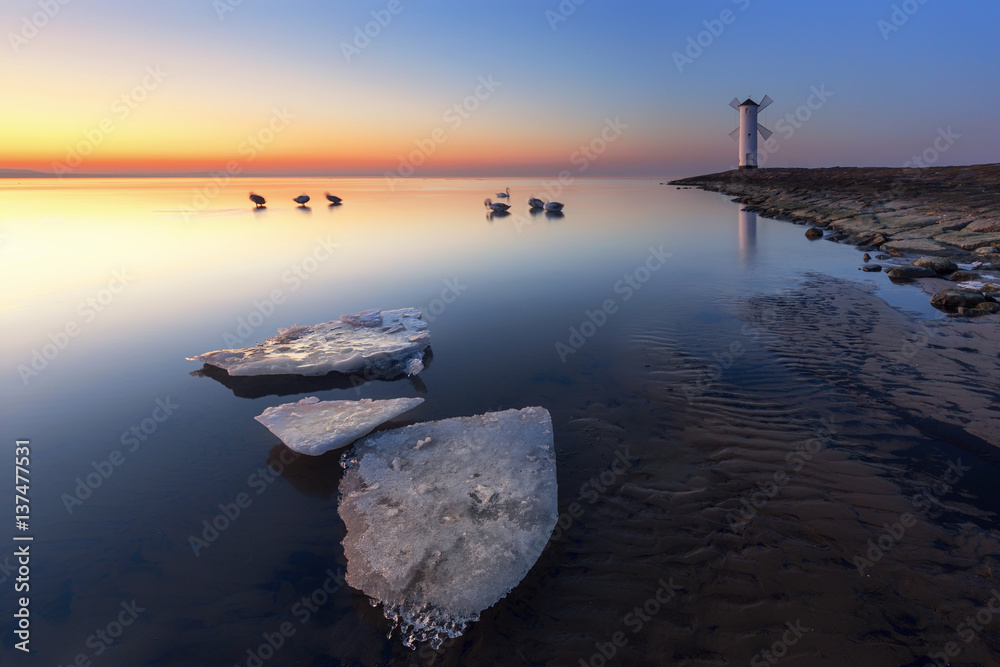 Fototapeta premium Polnische Ostsee Swinemünde